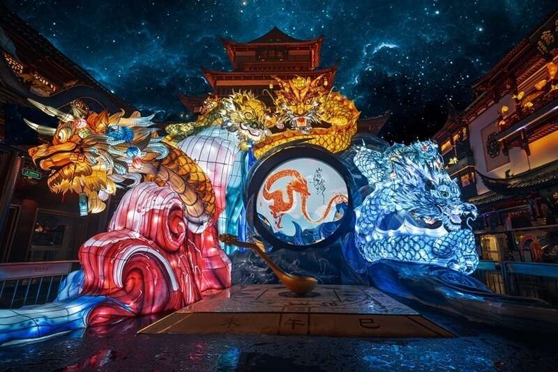 千灯启明流光溢彩！2024上海豫园灯会亮灯(图3)