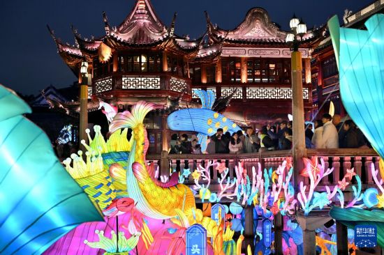2024上海豫园民俗艺术灯会亮灯(图3) 2024上海豫园民俗艺术灯会亮灯(图3)