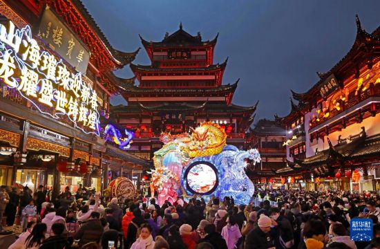 2024上海豫园民俗艺术灯会亮灯(图4) 2024上海豫园民俗艺术灯会亮灯(图4)